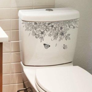 Curtain Decorative Accessories |   Sticker Removable Self-Adhesive Waterproof Pvc Bathroom Wall Decoration Decal Home Supplies Curtain Decorative Accessories Curtain Decorative Accessories