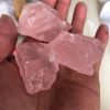 Ornaments |   100G Natural Raw Pink Quartz Crystal Rough Stone Crystal Natural Stones And Minerals Fish Tank Stone Ornaments light pink