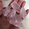 Ornaments |   100G Natural Raw Pink Quartz Crystal Rough Stone Crystal Natural Stones And Minerals Fish Tank Stone Ornaments light pink