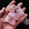 Ornaments |   100G Natural Raw Pink Quartz Crystal Rough Stone Crystal Natural Stones And Minerals Fish Tank Stone Ornaments light pink