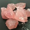 Ornaments |   100G Natural Raw Pink Quartz Crystal Rough Stone Crystal Natural Stones And Minerals Fish Tank Stone Ornaments light pink