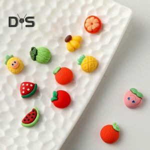 Ornaments |   10Pcs Mini Resin Fruit Ornaments Fine Workmanship Cute Flatback Resin Fruit Ornaments Ornaments as the picture