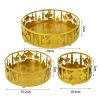 Ornaments |   3Pc/Set Mubarak Food Tray Ramadan Decoration Dessert Cake Stand Holder Home Islamic Muslim Party Decorations Ornaments gold