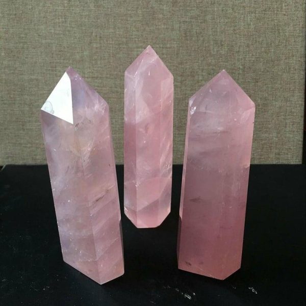 Ornaments |   (Nikita) 4050Mm Natural Quartz Crystal Wand Point Stone Ornaments Ornaments