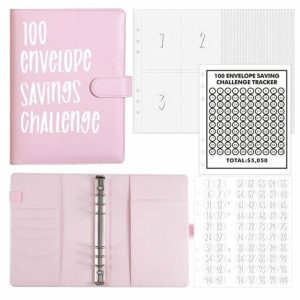 Photo Albums |   1 Set Money Saving Binder Kit 100 Day Money Saving Challenge Binder Inserts Notebook Core Accessories Photo Albums Photo Albums