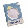 Photo Albums |   3 Inch Beautiful Hollow Cloud/Flower/Cake/Pudding Cover Pvc Mini Photo Binder Small Idol Photocard Holder Home Supplies Photo Albums blue