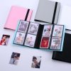 Photo Albums |   3 "Solid Color Large Capacity Album Polaroid Game Card Star Card Storage Collection Photo Albums black