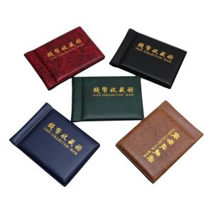 Photo Albums |   60 Coins Holders 5 Colors Collecting Collection Storage Money Penny Album Book Pockets Fashion Photo Albums black