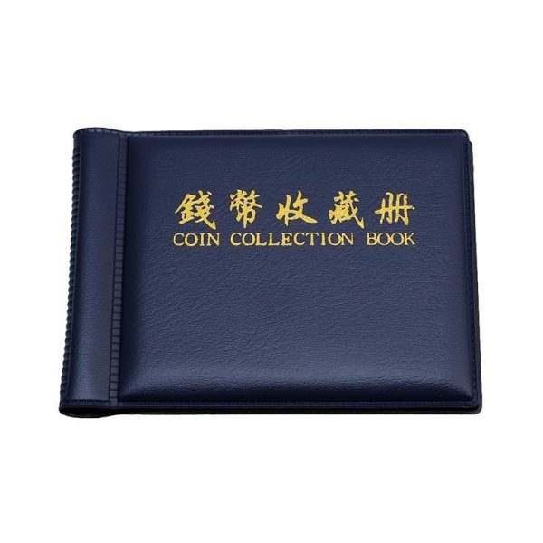 Photo Albums |   60 Coins Holders 5 Colors Collecting Collection Storage Money Penny Album Book Pockets Fashion Photo Albums black