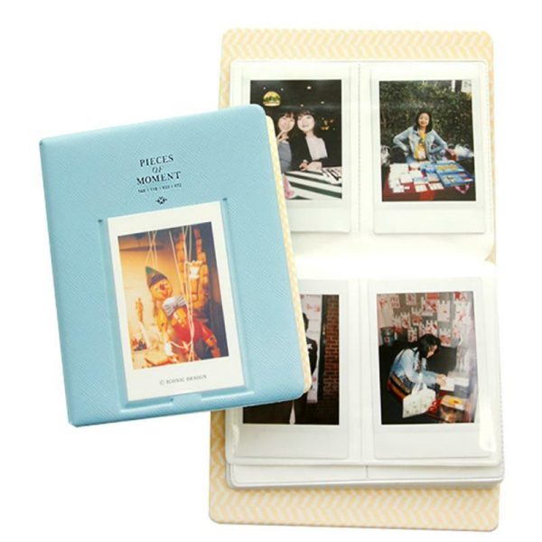 Photo Albums |   64 Pockets 3 Inches Wedding Photo Album Picture Case Mini 8 / 8+ / Mini 9 Instant Camera Photo Album Photo Albums beige