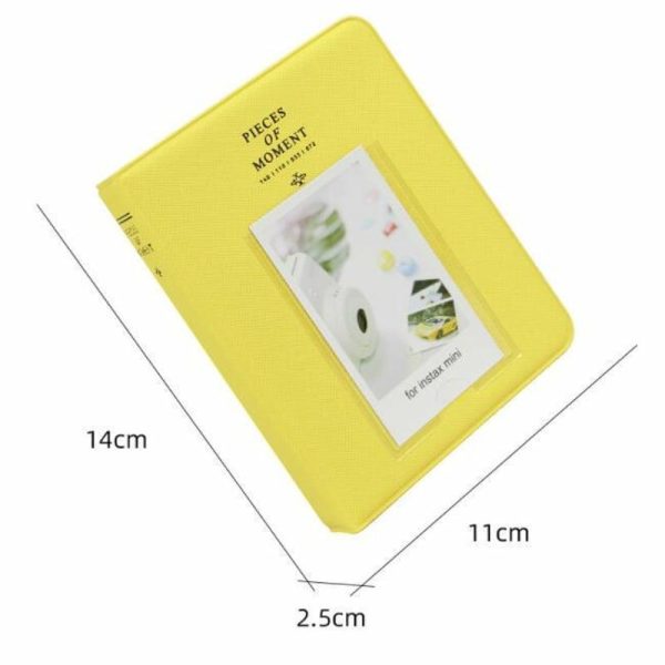 Photo Albums |   64 Pockets 3 Inches Wedding Photo Album Picture Case Mini 8 / 8+ / Mini 9 Instant Camera Photo Album Photo Albums beige