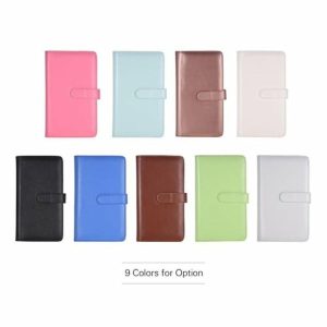 Photo Albums |   80 Pockets Portable Mini Photo Album Photo Pictures Book Album With Magnetic Closure For Fujifilm Photo Albums black