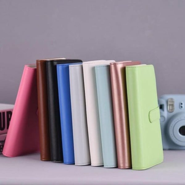 Photo Albums |   80 Pockets Portable Mini Photo Album Photo Pictures Book Album With Magnetic Closure For Fujifilm Photo Albums black