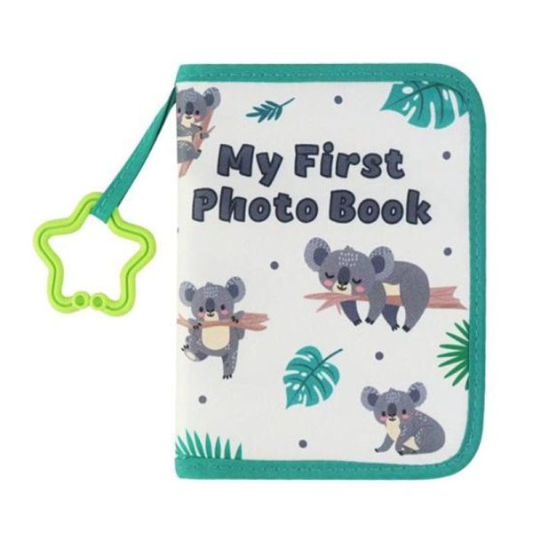 Photo Albums |   Baby Photo Album Promote Brain Development Create Lasting Memories Soft Cloth Photo Book For Newborns Photo Albums green