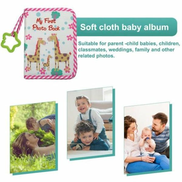 Photo Albums |   Baby Photo Album Promote Brain Development Create Lasting Memories Soft Cloth Photo Book For Newborns Photo Albums green