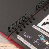 Photo Albums |   Diy Memory Scrapbook Album With Elegant Bow Ribbon Decoration Thickened Cardboard Wedding Anniversary Photo Album Photo Albums black