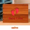 Photo Albums |   High-Grade 10-Inch Wood Carved Diy Album Wood Album Baby Life Album Creative Gift Photo Albums brown