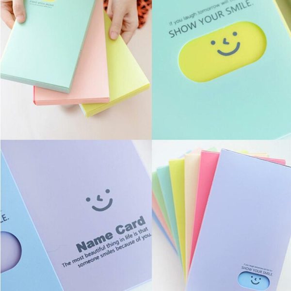 Photo Albums |   Pockets Creative Business Card Storage Book Card Holder Po Album Folders Photo Albums beige