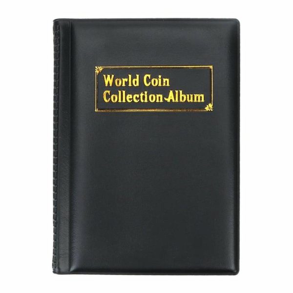 Photo Albums |   Pvc Coins Collection Book Coin Album Gifts Coin Collectors Multi-Kinetic Coin Collection Photo Albums black