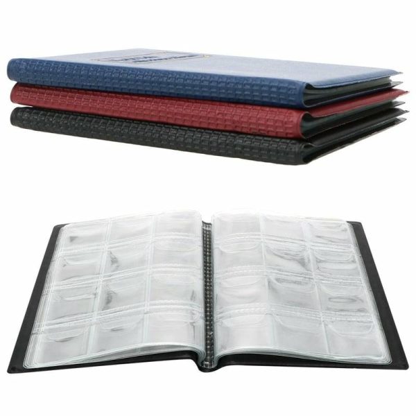 Photo Albums |   Pvc Coins Collection Book Coin Album Gifts Coin Collectors Multi-Kinetic Coin Collection Photo Albums black