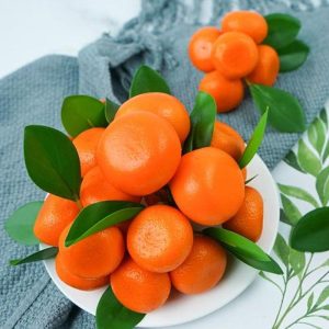 Statues & Sculptures |   1 Branch Fake Orange Fruit Vivid Immortal Bright-Colored Pretty Real Touching Model Props For Dorm Statues & Sculptures as the picture