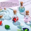 Statues & Sculptures |   10X Small Glass Bottles Miniature Potion Bottle Mini Cork Glass Vials Wedding Statues & Sculptures Statues & Sculptures