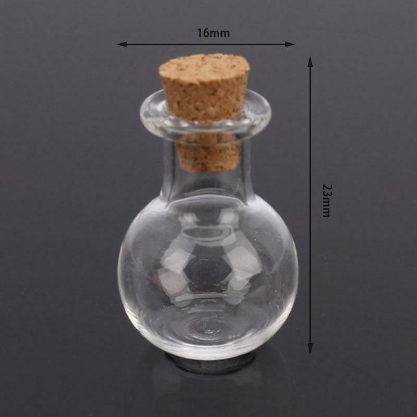 Statues & Sculptures |   10X Small Glass Bottles Miniature Potion Bottle Mini Cork Glass Vials Wedding Statues & Sculptures Statues & Sculptures