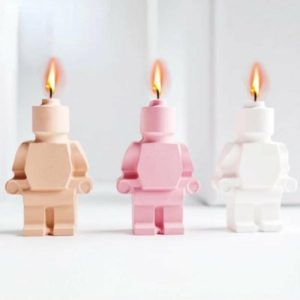 Statues & Sculptures |   1Pcs Robot Diy Handmade Candle Mold Robot Decoration Aromatherapy Handmade Supplies Home Decor Statues & Sculptures Statues & Sculptures