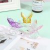 Statues & Sculptures |   Crystal Butterfly Ornaments Crafts Glass Paperweight Home Wedding Decoration Statues & Sculptures blue