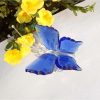 Statues & Sculptures |   Crystal Butterfly Ornaments Crafts Glass Paperweight Home Wedding Decoration Statues & Sculptures blue