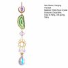 Statues & Sculptures |   Faux Crystal Pendant To Hang Shiny Creative Shape Easy Long Lasting Exquisite Gift Multicolor Agate Rough Faux Statues & Sculptures green