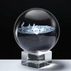 Statues & Sculptures |   Laser Engraved Solar System Crystal Ball 3D Miniature Planets Model 6Cm Globe Galaxy Miniatures 3D Quartz Glass Ball Home Decor Statues & Sculptures Statues & Sculptures