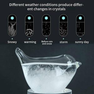 Statues & Sculptures |   (Su)Glass Weather Forecaster Liquid Barometer Predictor Desktop Weather Glass 30Ml Statues & Sculptures as the picture