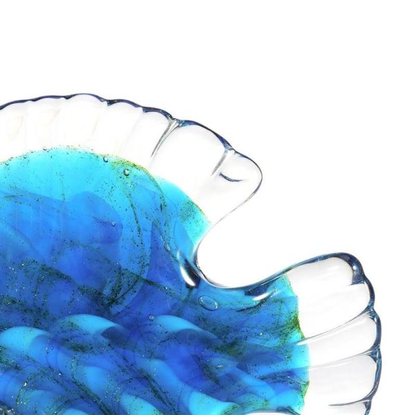 Statues & Sculptures |   Tooarts Blue Tropical Fish Glass Sculpture Home Decoration Glass Fish Statues & Sculptures Not specified