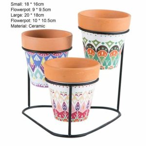 Vases |   1 Set Flower Lasting Decorative Pot Portable Attractive Long Corrosion-Resistant Plant Pot For Garden Vases Vases