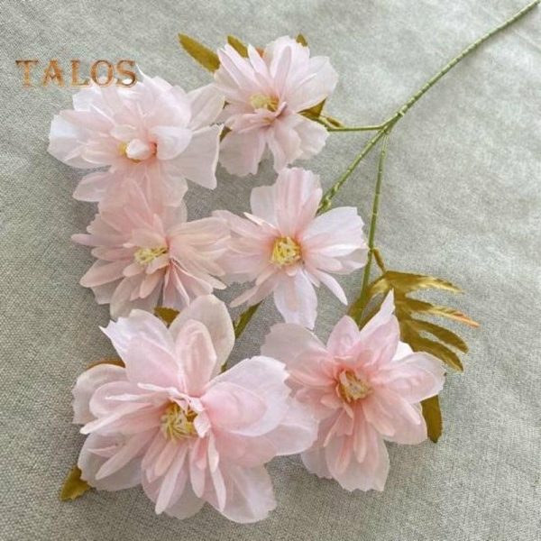 Vases |   Artificial Flower Eye-Catching Photo Props Good Craftsmanship Beautiful Flower Arrangement Craft Fake Flower Road Lead Decoration Vases champagne