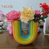 Vases |   Banana Vase Beautiful Flower Arrangement Eco-Friendly Cute Flower Arrangement Novel Banana Vase Office Accessory Vases multicolor