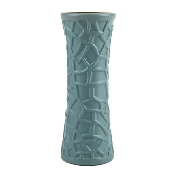 Vases |   Chic Ceramic Look Vase Shatterproof 3 Colors Easy To Clean Vases green