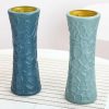 Vases |   Chic Ceramic Look Vase Shatterproof 3 Colors Easy To Clean Vases green