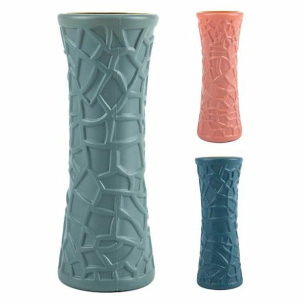 Vases |   Chic Ceramic Look Vase Shatterproof 3 Colors Easy To Clean Vases green