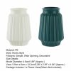 Vases |   Convenient Vase Aesthetic Polyethylene Shatterproof Vases navy blue