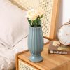 Vases |   Durable Plastic Vase Exquisite Heavy Duty Wide Opening Vases light green