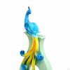 Vases |   Elegant Resin Peacock Flower Vase For Special Occasions Vases blue