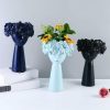 Vases |   Fashion Flower Vase Cute 5 Colors Attractive Vases black