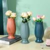 Vases |   Floral Vase Durable Smooth Touch Safe Flower Vase Dried Flower Arrangement Plastic Vase Floral Vase Home Decor Vases light green