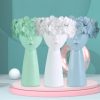 Vases |   Flower Vase Delicate Plant Planter Realistic Resin Girl Sculpture Decoration For Daily Used Vases black