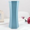 Vases |   Flower Vase Nordic Arrangement Desktop Style Shatterproof Geometric Flower Floral Vase For Office Vases blue