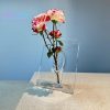 Vases |   Flower Vase Nordic Style – Aesthetics Elegant Ins Attractive, Decorative Acrylic Desktop Plant Holder, Decor Living Room Vases blue