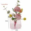 Vases |   Flower Vase Nordic Style Aesthetics Elegant Ins Attractive Decorative Acrylic Desktop Plant Holder Decor Living Room Vases blue