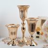 Vases |   Flower Vessel Wedding Site Decoration Flower Vessels Hotel Bars Restaurants Dining Tables Vases Craft Vases gold